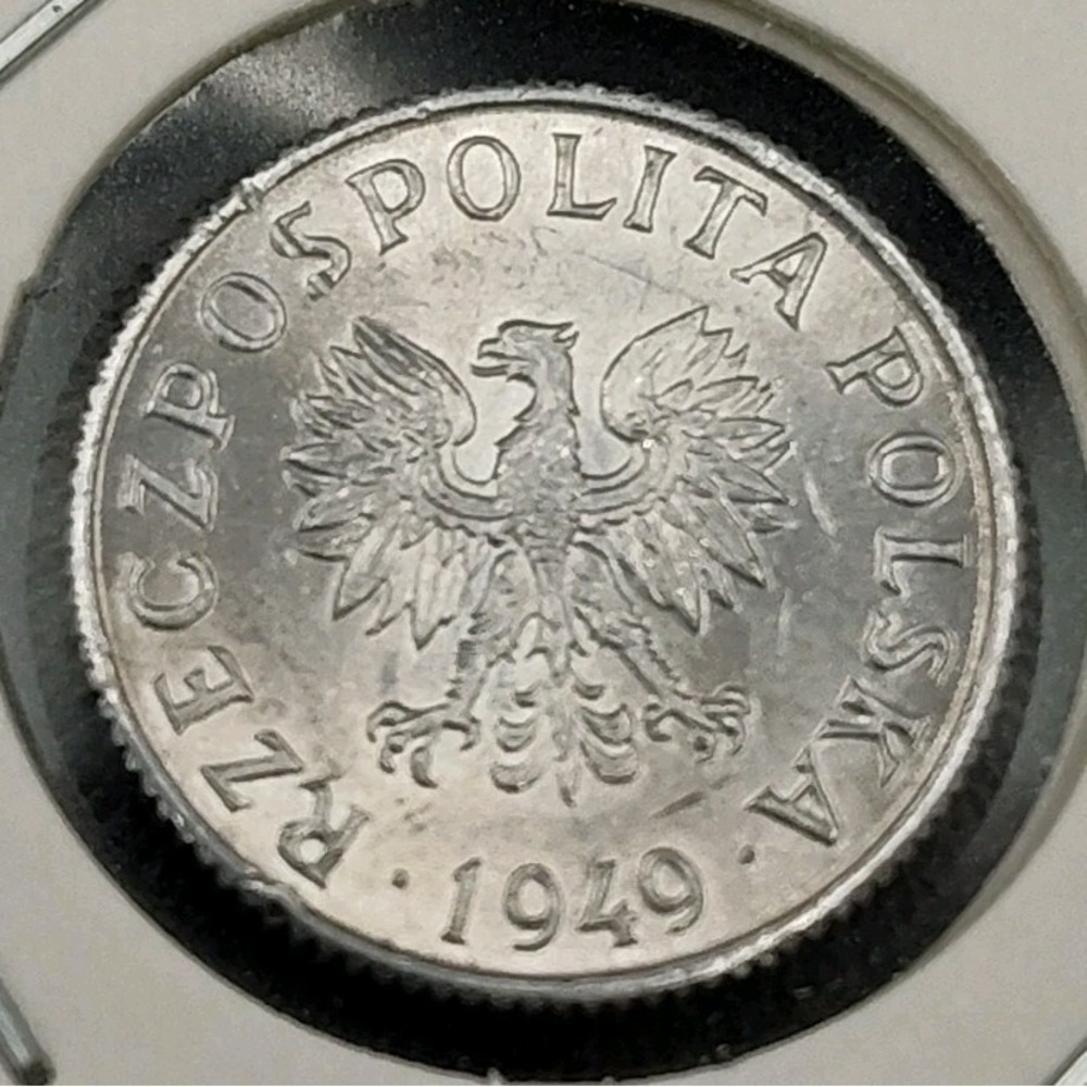 1949 Poland 1 Grosz Coin Collectable Used-Great Condition‎ VTG SEE BR1.1GA-4030